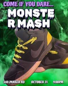 Nike Mach Force Mid Black Yellow Sneakers Mens Size 10.5